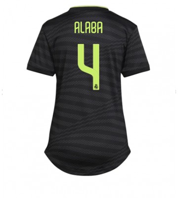 Real Madrid David Alaba #4 Tredjedrakt Kvinner 2022-23 Kortermet